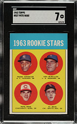 1963 Topps #537 Pete Rose Rookie SGC NM 7