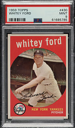 1959 Topps #430 Whitey Ford PSA MINT 9