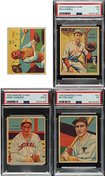 1934-1936 R327 Diamond Stars Collection (36) Including Ernie Lombardi, Pie Traynor, and Rick Ferrell