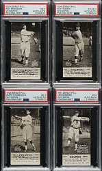 Signed 1929 to 1931 Zeenut PCL Collection (8) - All with Coupons - PSA/DNA
