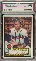 1952 Topps #289 Tommy Holmes PSA NM-MT 8