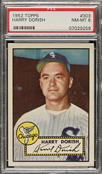 1952 Topps #303 Harry Dorish PSA NM-MT 8