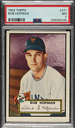1952 Topps #371 Bob Hofman High Number PSA NM 7