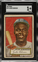 1952 Topps #312 Jackie Robinson High Number SGC POOR 1