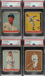 1933 R319 Goudey PSA-Graded Collection (19) Including Hoyt, Waner, Rice, and Ferrell