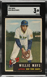 1953 Topps #244 Willie Mays SGC VG 3