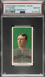 1909-1911 T206 White Border Cy Young Portrait PSA NM-MT 8