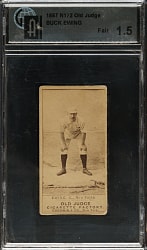 1889 N172 Old Judge Buck Ewing GAI FAIR 1.5