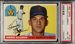 1955 Topps #124 Harmon Killebrew Rookie PSA NM-MT 8