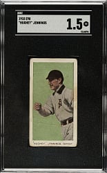 1910 E98 Anonymous "Set of 30" Hughie Jennings SGC FAIR 1.5 - Green Background