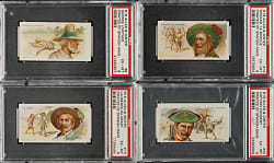 1888 N19 Allen & Ginter "Pirates of the Spanish Main" PSA EX-MT 6 Collection (4)