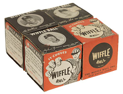 Circa 1950s/1960s Wiffle Ball Unopened Box Collection (4)