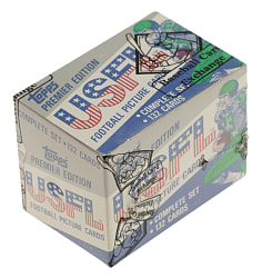 1984 Topps USFL Football Factory Box Set (132 Cards) - BBCE