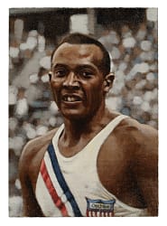 Jesse Owens Original Color Study Painting by Graig Kreindler