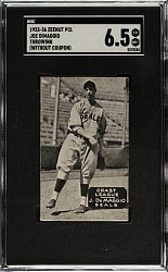 1935 Zeenut PCL Joe DiMaggio Throwing SGC EX/NM+ 6.5 - 1 of 1 - Highest Graded!