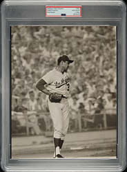 Circa 1960s Sandy Koufax Original Ken Regan Photograph PSA/DNA Type I