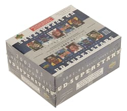 2002-2003 Upper Deck Superstars Multi-Sport Factory-Sealed Unopened Retail Box (24 Packs)