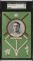 1908 PC760 Rose Company Postcard Jimmy Sheckard SGC FAIR 20