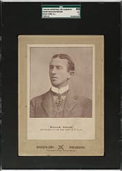 1902-1911 W600 Sporting Life Cabinet Willie Keeler New York (Type 3 Mount) SGC VG 40