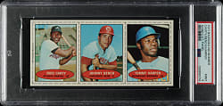 1971 Bazooka Unnumbered Panel Rico Carty/Johnny Bench/Tommy Harper PSA MINT 9