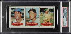 1971 Bazooka Unnumbered Panel Tommie Agee/Harmon Killebrew/Reggie Jackson PSA EX-MT 6