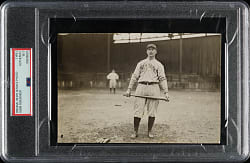 1917 Frank "Home Run" Baker Original News Service Photograph PSA/DNA Type I