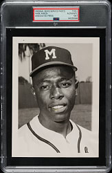 1957 Hank Aaron Original Associated Press Photograph PSA/DNA Type I