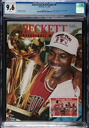 1993 Beckett Basketball Monthly Magazine with Michael Jordan CGC 9.6