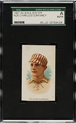 1888 N28 Allen & Ginter Charles Comiskey SGC Authentic