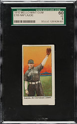 1910 E105 Mello-Mint Gum Nap Lajoie SGC EX 60
