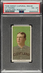 1909-1911 T206 White Border Cy Young Portrait PSA VG-EX 4