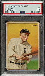 1912 T227 "Series of Champions" Ty Cobb (Honest Long Cut) PSA FAIR 1.5
