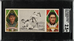 1912 T202 Hassan Triple Folder "Ty Cobb Steals Third" Austin/Stovall SGC GOOD+ 2.5