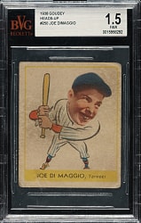 1938 R323 Goudey "Heads-Up" #250 Joe DiMaggio BVG FAIR 1.5