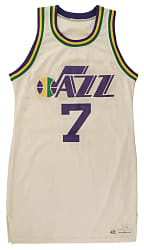 1978-1979 Pete Maravich New Orleans/Utah Jazz Game-Used Home Jersey MEARS A10