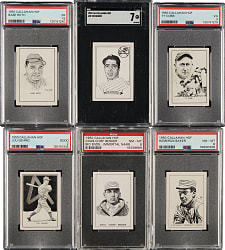 1950-1956 Callahan Hall of Fame Near-Complete Set (73/82)