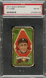 1911 T205 Gold Border Ty Cobb PSA POOR 1