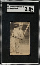 1921 E253 Oxford Confectionery Frankie Frisch SGC GOOD+ 2.5