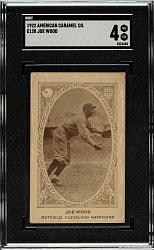 1922 E120 American Caramel Joe Wood SGC VG/EX 4