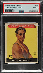 1933 R338 Sport Kings #20 Duke Kahanamoku PSA GOOD 2