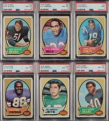1970 Topps Football Complete Set (263): #9 PSA Set Registry (8.71 GPA)