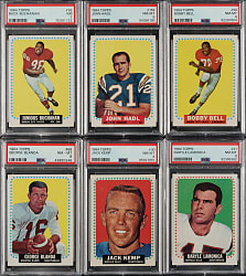 1964 Topps Football Complete Set (176): #13 PSA Set Registry (6.95 GPA)