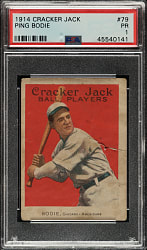 1914 E145 Cracker Jack #79 Ping Bodie PSA POOR 1