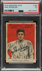 1914 E145 Cracker Jack #126 Walter Blair PSA POOR 1