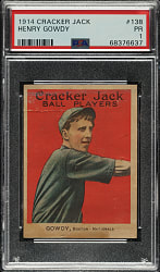 1914 E145 Cracker Jack #138 Henry Gowdy PSA POOR 1