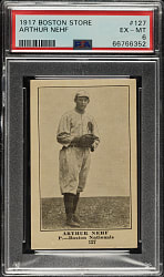 1917 H801-8 Boston Store #127 Arthur Nehf PSA EX-MT 6