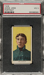 1909-1911 T206 White Border Addie Joss Portrait PSA VG 3 - Sovereign 150 Back
