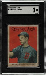 1914 E145 Cracker Jack #137 Bill Rariden SGC POOR 1