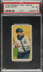 1909-1911 T206 White Border Hugh Duffy PSA VG-EX 4