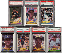 1984 Donruss PSA-Graded Near-Complete Set (658/660) Including 619 PSA GEM MINT 10 Examples